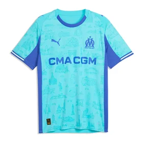 Puma Olympique Marseille 2024 Hemmaplan Replica Jersey (Men's)
