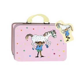 Astrid Lindgren Pippi Pink Metallmatkalaukku Pieni