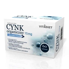 VitaDiet Zinc Organique 15mg 60 Comprimés