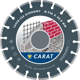 Diamantklinga Carat 0301 CEE2303 Sirkelsagblad 230x20.0mm