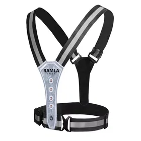 Ramla Inte Reflexsele - SE MIG PRO med laddbar lampa: Svart