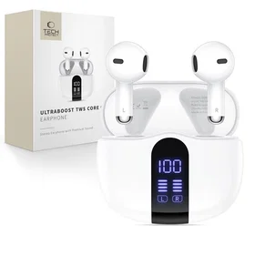 Tech-Protect UltraBoost TWS Core G2 langattomat in-ear kuulokkeet valkoinen