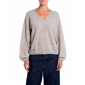 Replay V Neck Sweater (Dam)