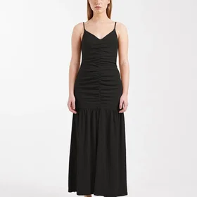 TOPSHOP Tschristina Ruched Maxi Cami Kjole