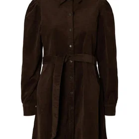 Selected Runa Short Sleeve Corduroy Dress