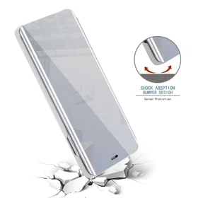 Cadorabo Case with Clear View Mirror and Kickstand for iPhone 11
