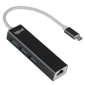 Iggual IGG319253 USB-C Dock USB 3.2 Gen 1 (3.1 Gen 1)