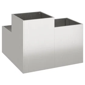 vidaXL Silver 80x80x60cm 865859