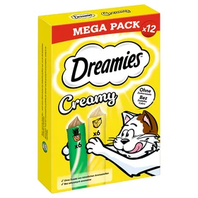 Dreamies Creamy Snacks Kattmynta & ost 12x10g