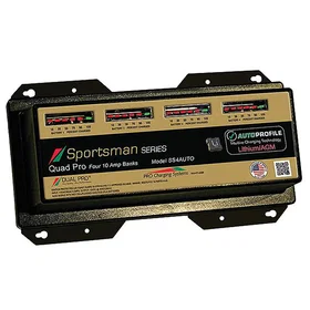 Dual Pro Sportsman Series Quad Pro Four 10 Amp Banks 652-SS4AUTO