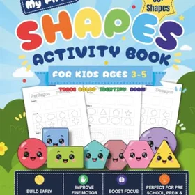 My First Shapes Activity Book for Kids