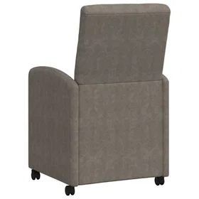 vidaXL Dining Chairs With Wheels 2-Pack 3790398