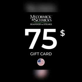 McCormick & Schmick's Gavekort 75 USD
