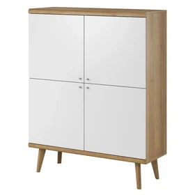 AKL Meuble-lavabo Crème et Blanc