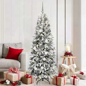 vidaXL Arbre Artificiel Blanc 180cm