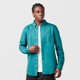 Fred Perry Avslappet Vasket Twill Skjorte (Herre)