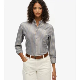 Superdry Slim Fit Oxford Skjorta 6-Pack (Dam)