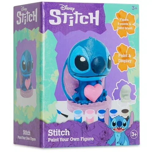 Disney Stitch Painting Plaster Figurines Pots And Brushes Kit DCLV-4426-FOV2