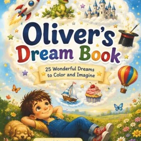 Oliver's Dream Book Färgläggningsbok