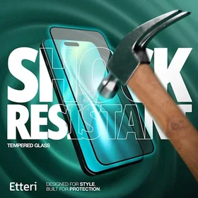 Etteri Härdat glas skärmskydd för iPhone 16 Pro Max/17 Pro Max/18 Pro Max
