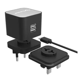 Digipower InstaSense EU-IS-AC3DL Dual Port USB Fast Charger with Apple Lightning