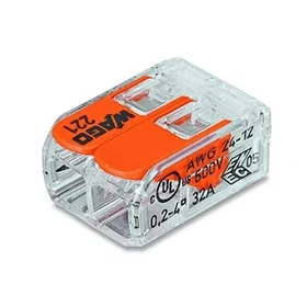 WAGO koblingsklemme 221-412 5 stk 2-leder