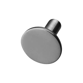 Tapwell Pastille 030 Knop (Borstad Svart Krom)