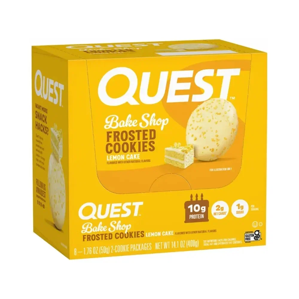 Quest Nutrition Protein Frosted Cookies Lemon Cake 8x50g
