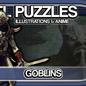 Pixel Illustrationer & Anime Goblins 1000 Bitar