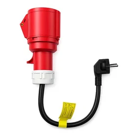 Qoltec 52724 Förlängningskabel IEC 60309 1P+N+E 16A 230V 30cm