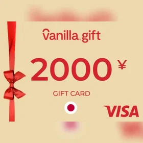 Vanilla Visa Gavekort 2000 JPY