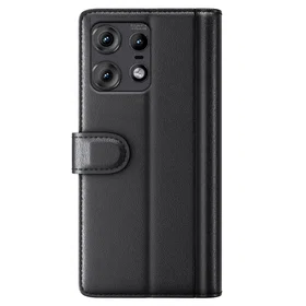 Akta Läderfodral med Kortfack för Motorola Edge 50 Pro