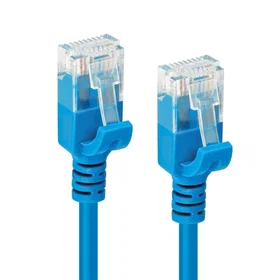 MicroConnect Slim U/UTP Cat6a Nettverkskabel 1m V-UTP6A01B-SLIM