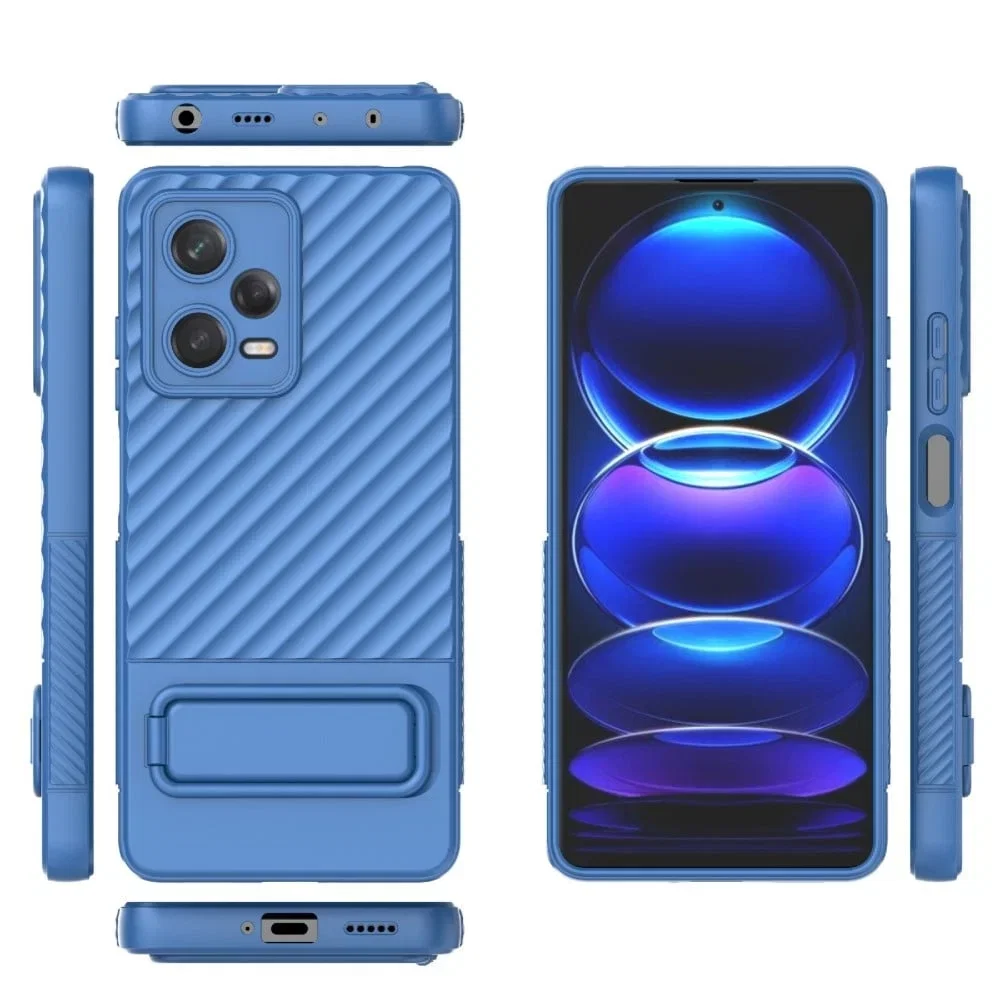 Xiaomi Redmi Protective Anti-Scratch Case with Kickstand for Note 12 Pro
