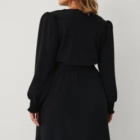 Ellos Collection Klänning Med Knytbart Bälte Midi Klänning