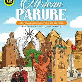 African Manuel de coloriage et de culture générale Färgläggningsbok