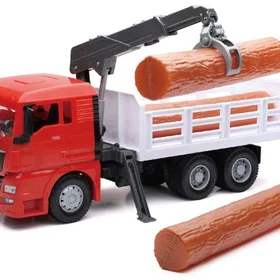 NewRay MAN TGX XL log carrier with crane 1/18