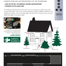 Sirius Nät Lights Starter Kit (3x3m)