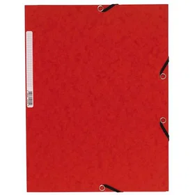 Exacompta Flap folder A4 3 flaps 355g red