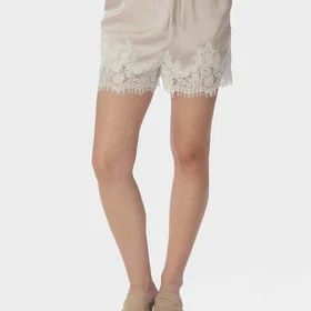 Neo Noir Siena Lace Shorts Dame
