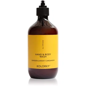 Kolorky Käsi- ja vartalopesu Inkivääri & Savuinen kardemumma 490ml