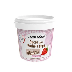 Lagrange Sucre pour Barbe à papa Fraise