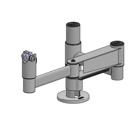 Ergonomic Solutions SP2 SpacePole Drive Trough solution without plate Black
