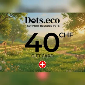 Dots.eco Stöd Räddade Husdjur Presentkort 40 CHF