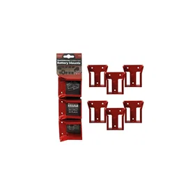 StealthMounts Battery Holder for 6xMilwaukee M18 ABS