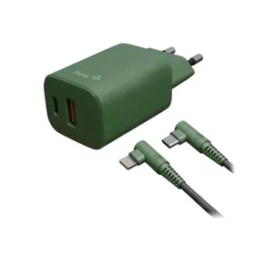 Hune HUNEKITCAVOLIGHTNING Dubbel USB-C & USB-A Väggladdare med USB-C till Lightning Kabel 20W