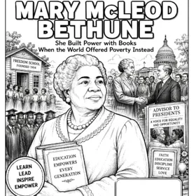 Mary McLeod Bethune: The Woman Who Built Dreams Färgläggningsbok
