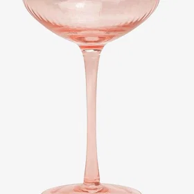 HERE'S HOW Lou Coupeglass Rosa 2-pack