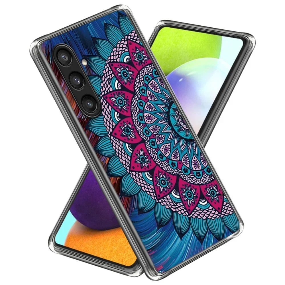 Deco Mandala Flower Case for Samsung Galaxy S24 Plus