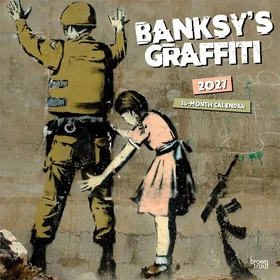 Banksy Graffiti Wall Calendar 2027 Square